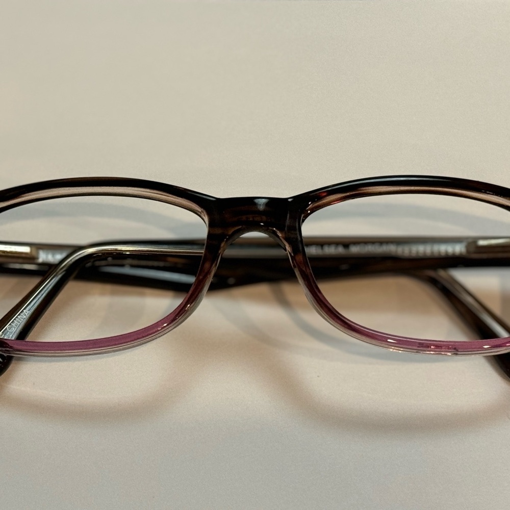 Chelsea Morgan CMM 6001 Brown Kids Eyeglasses Frame Rectangle 48-17 135